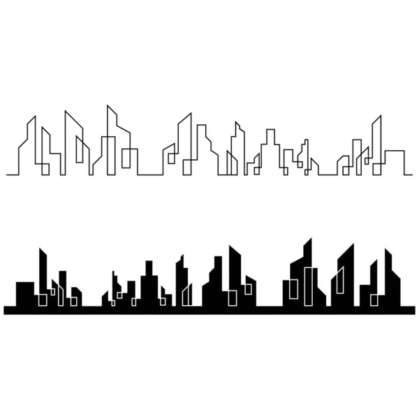 Ciudad Skyline — Archivo Imágenes Vectoriales