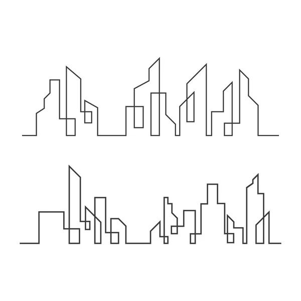 城市天际线 — 图库矢量图片