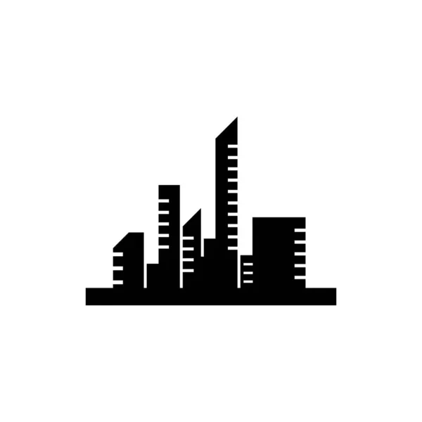 Stadtsilhouette — Stockvektor