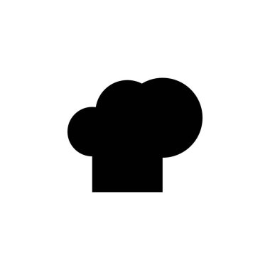 Şapka şefi logo şablonu 