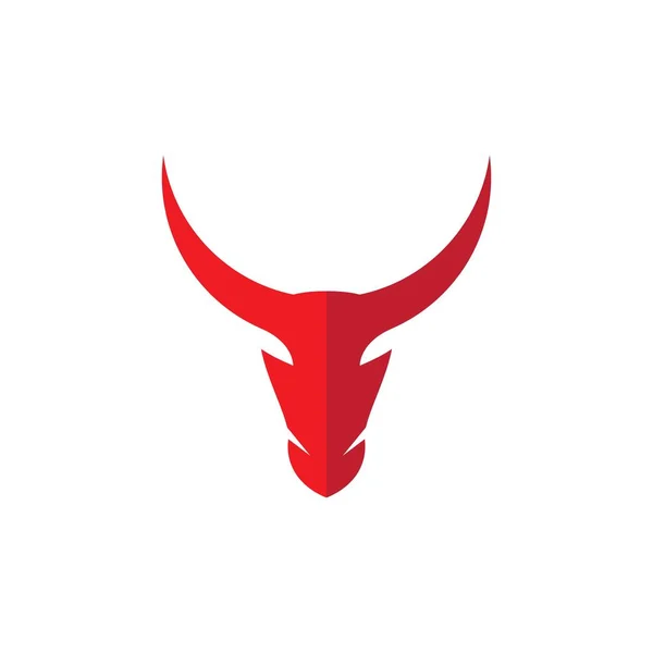 Logotipo Touro Vermelho —  Vetores de Stock