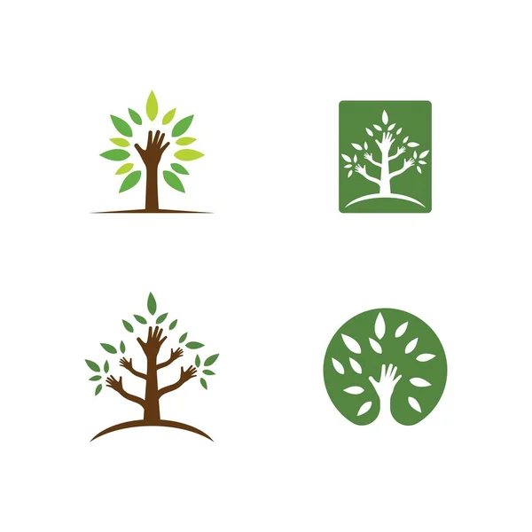 Eco care logo — Stock Vector