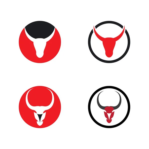 Bullenlogo-Vektor — Stockvektor