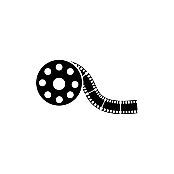 Modelo de logotipo filmstrip — Vetor de Stock