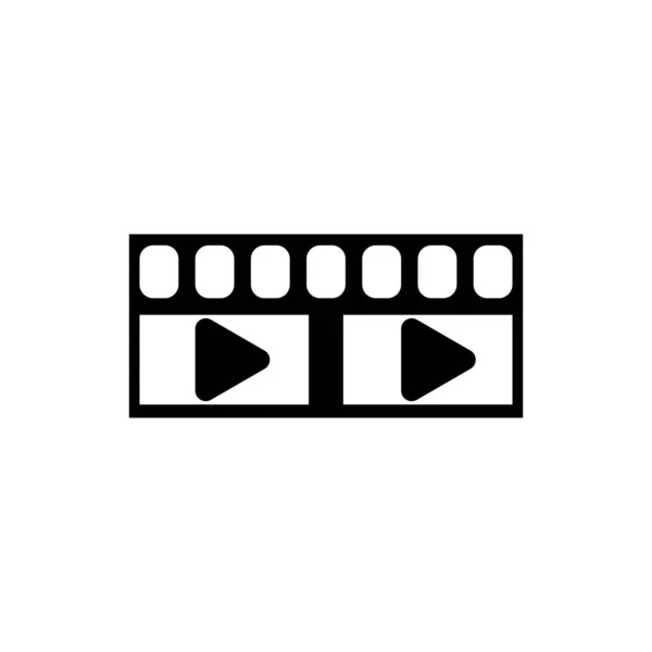 Filmstrip logo sjabloon — Stockvector