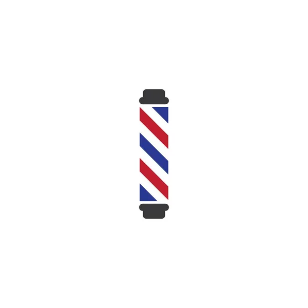 Barber pole logo — Stock Vector