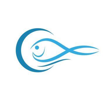 Balık logo vektör 