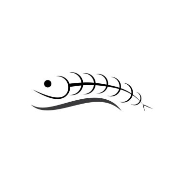 Balık logo vektör 
