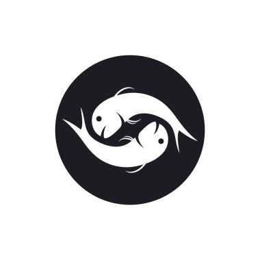 Balık logo vektör 