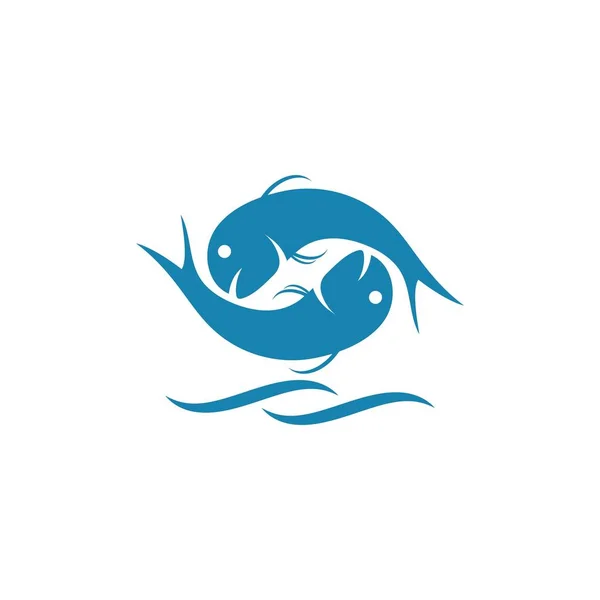 Вектор логотипа рыбы — стоковый вектор