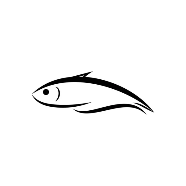 Logo de peces vector — Vector de stock