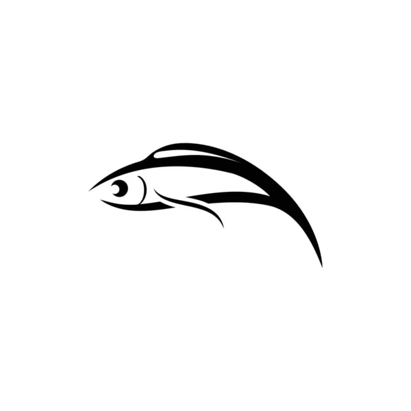 Balık logo vektör — Stok Vektör