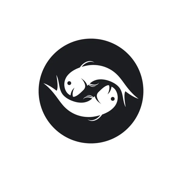 Logo poisson vecteur — Image vectorielle