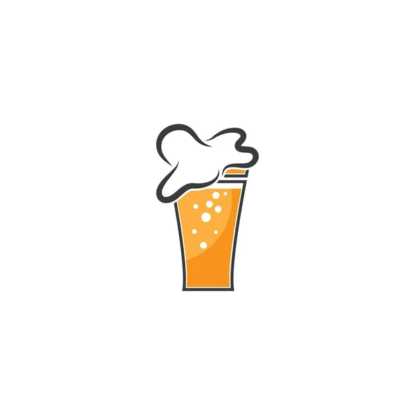 Copo de cerveja — Vetor de Stock