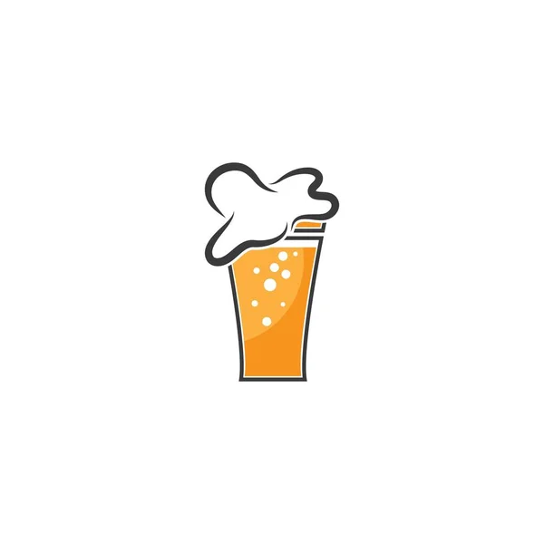 Beer glass — Stock Vector