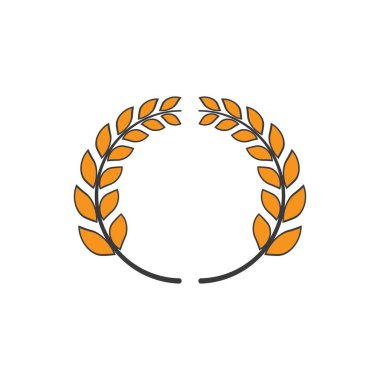 Buğday ilustration Logo Şablonu