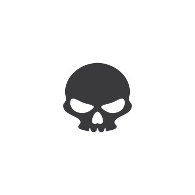 Kafatası logo vektör 