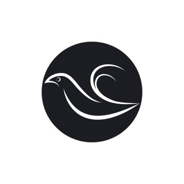 Kuş kanadı Güvercin Logosu 