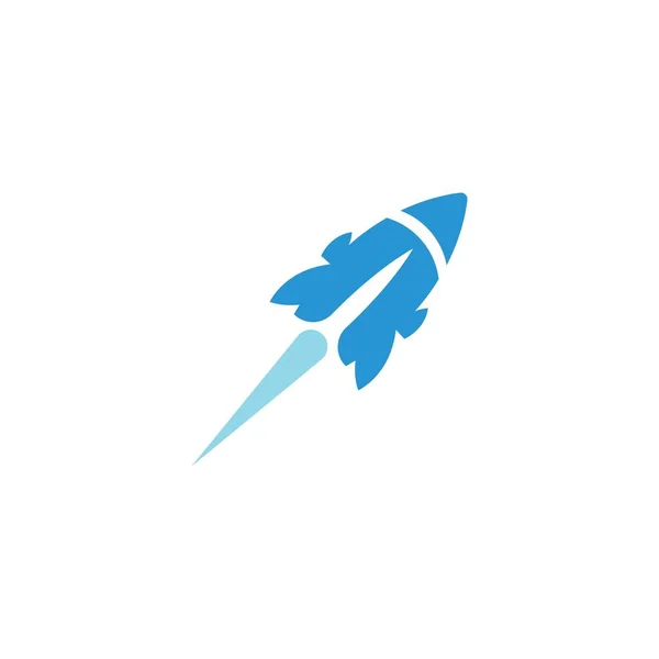 Rocket ilustration logo — Stockvector