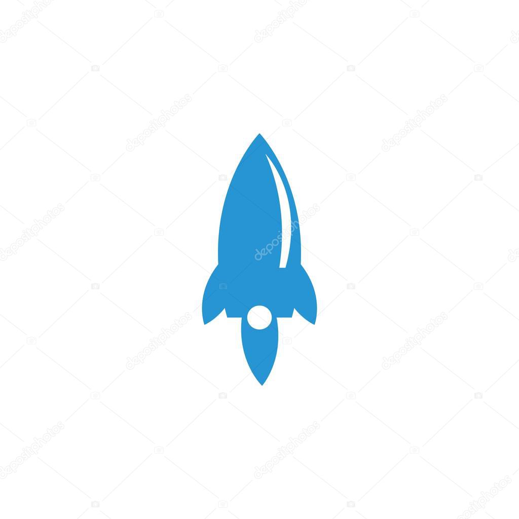 Rocket ilustration logo
