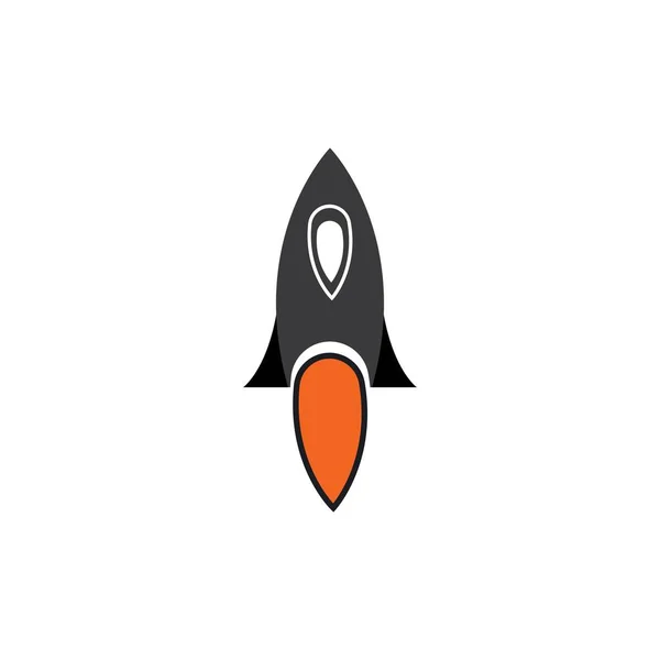 Rocket ilustration logotyp — Stock vektor