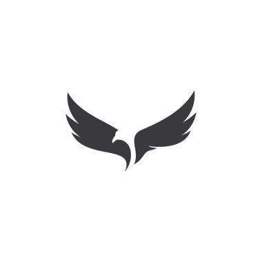 Şahin kartal kuş logosu