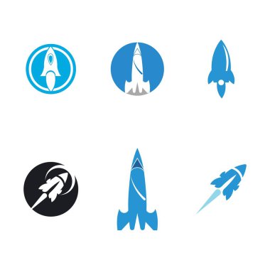 Roket ilustration logosu