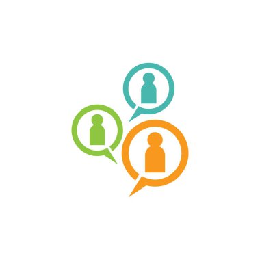 Konuşma balonu simgesi ve Logo 