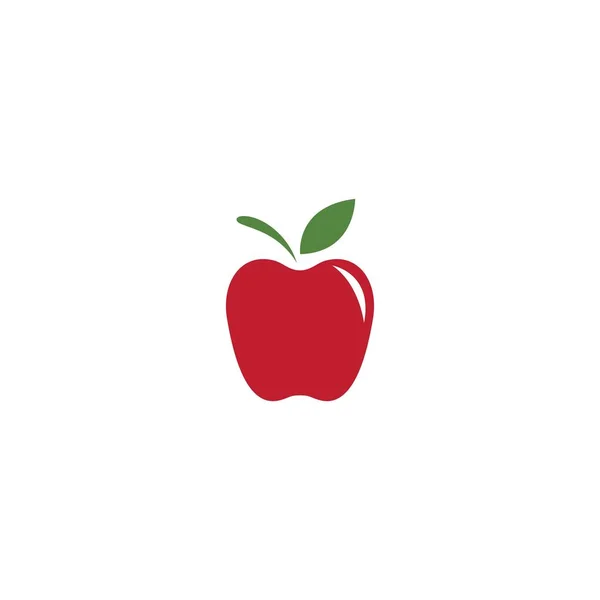 Czerwone jabłko logo wektor — Wektor stockowy