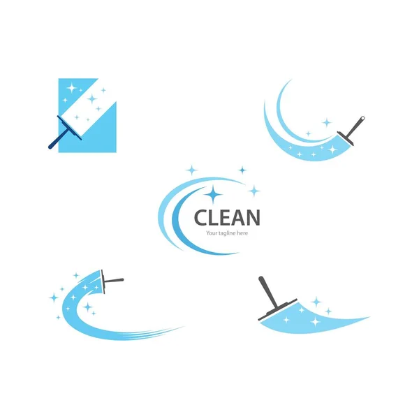 Cleaning logo and symbol — Stock Vector