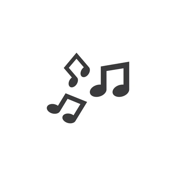 Musik noterar logotyp — Stock vektor