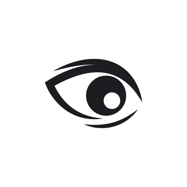 Cuidados com os olhos logotipo vetor — Vetor de Stock