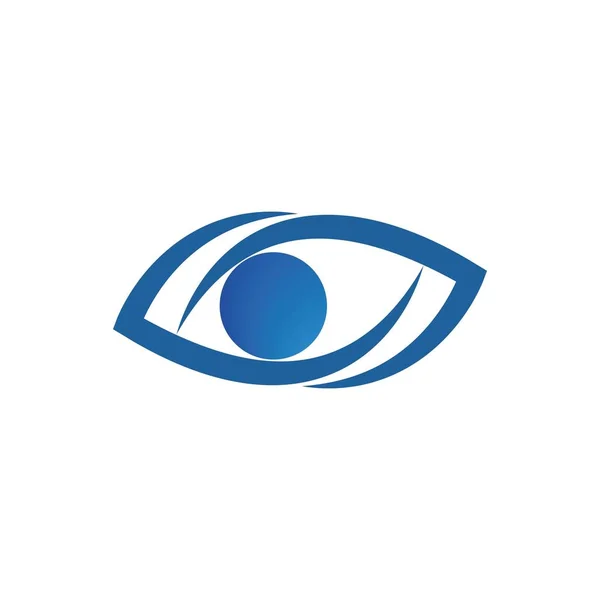 Eye Care Logo Vektor — Stockvektor