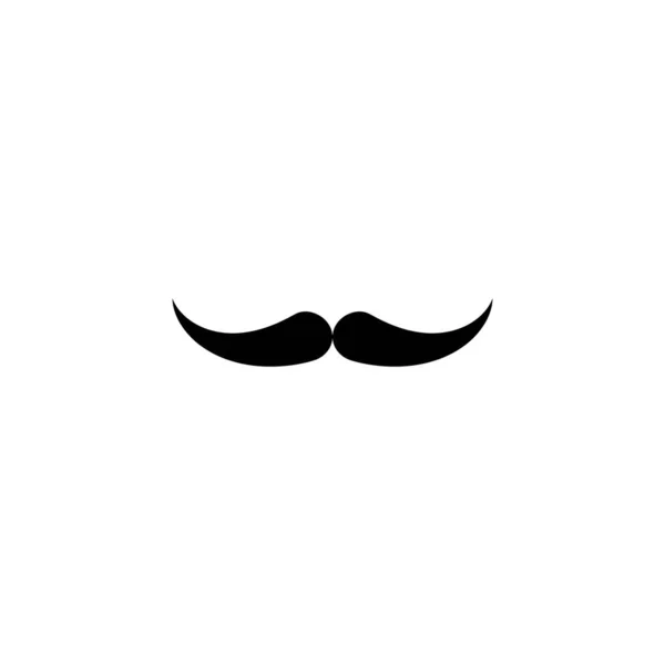 Modelo de ícone bigode — Vetor de Stock