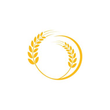 Buğday logo vektörü 