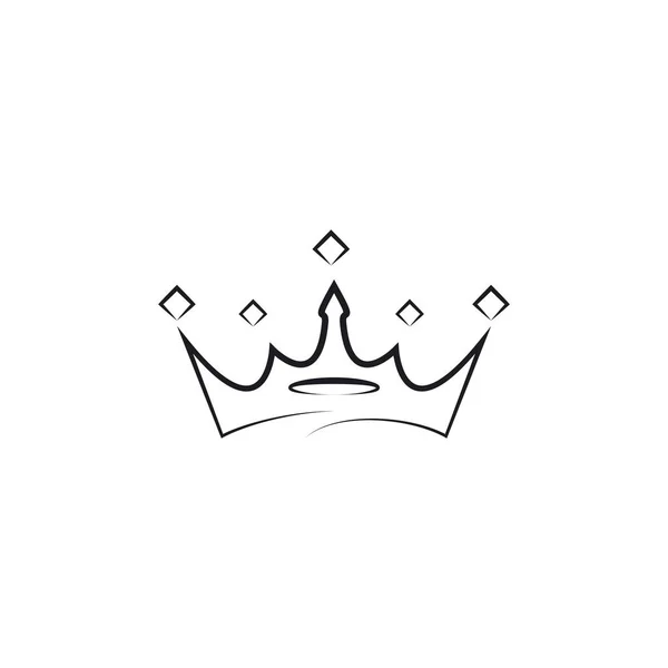 แม่แบบโลโก้ของ Crown — ภาพเวกเตอร์สต็อก