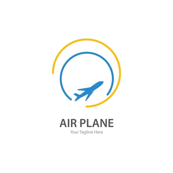 Вектор логотипа Plane Travel — стоковый вектор