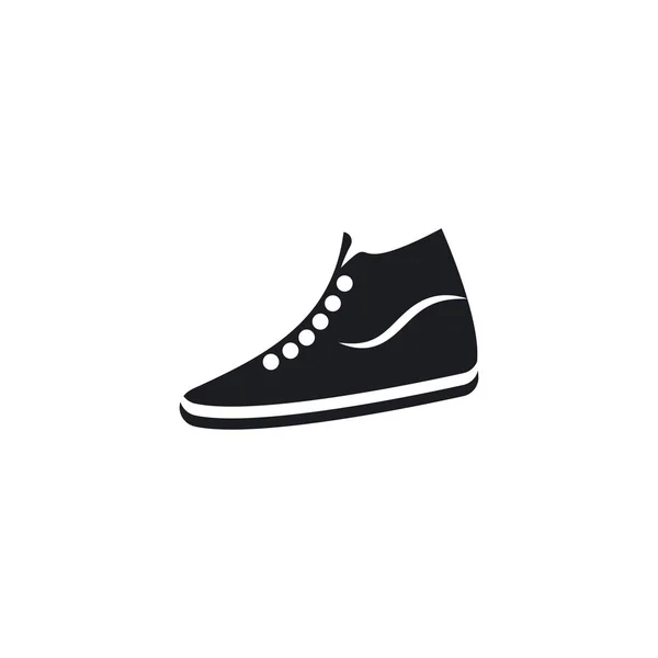 Shoe man logo vector — Stock Vector