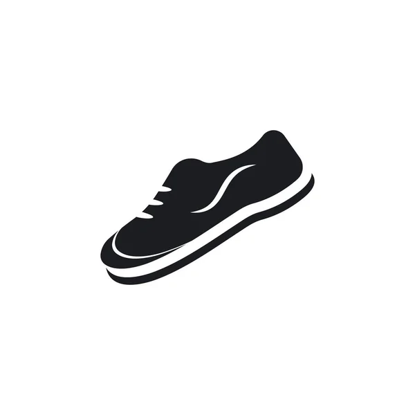 Shoe man logo vector — Stock Vector