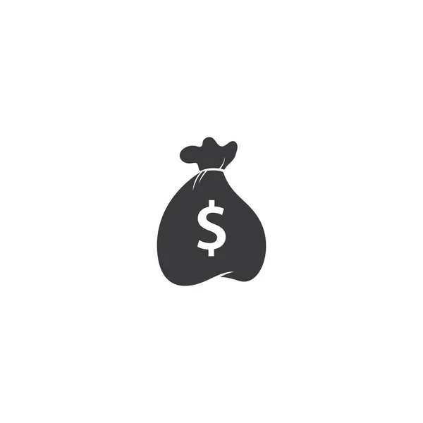 Logo bolsa de dinero — Vector de stock