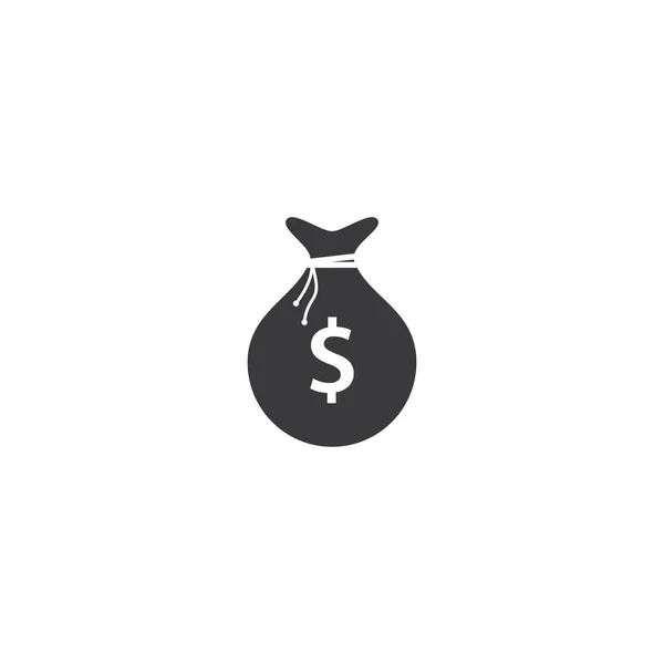 Logotipo saco dinheiro — Vetor de Stock
