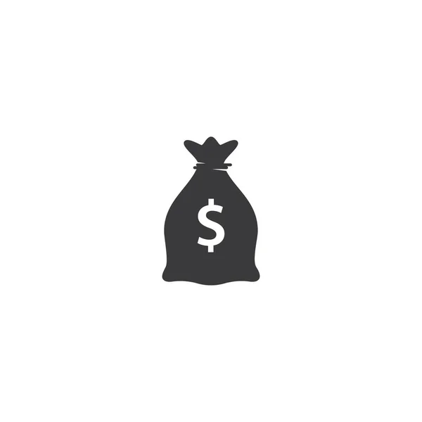 Logo bolsa de dinero — Vector de stock