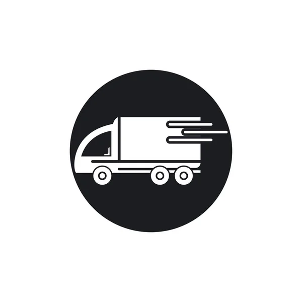 Pictograma camion livrare — Vector de stoc