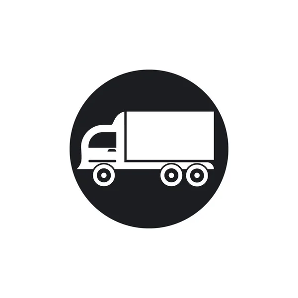 Bestelvrachtwagen pictogram — Stockvector