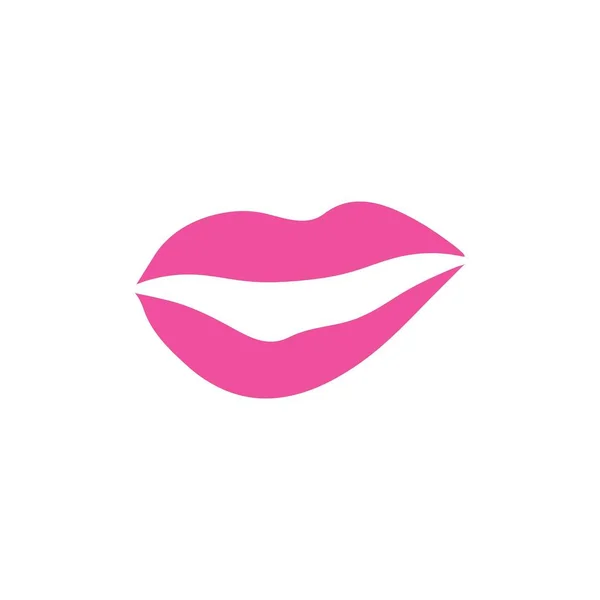 Logo vector de labios — Vector de stock