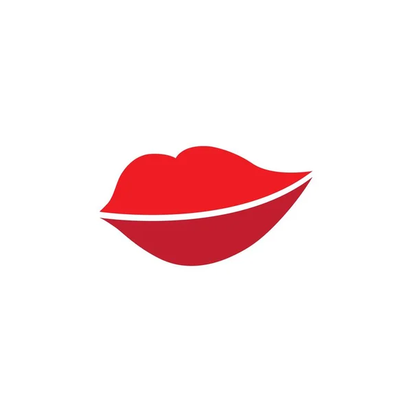 Lábios logotipo vetor — Vetor de Stock