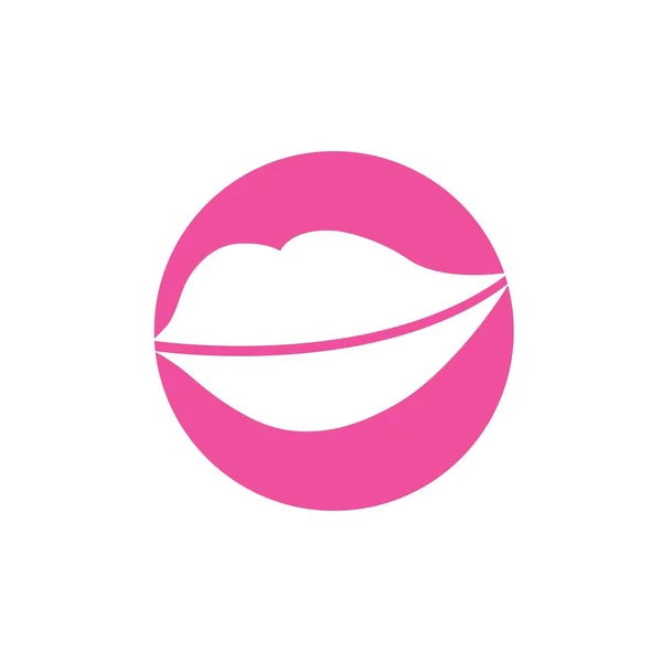 Lippen Logo Vektor — Stockvektor