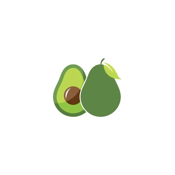 Avocado logo — Stock Vector