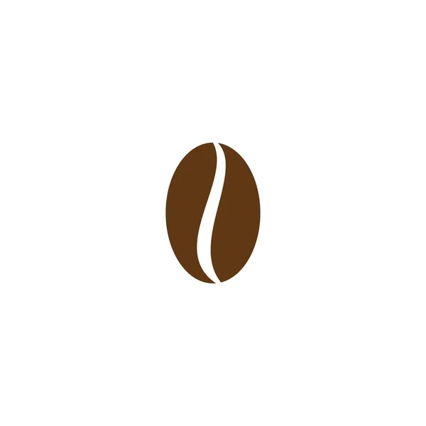 Logotipo de grãos de café — Vetor de Stock