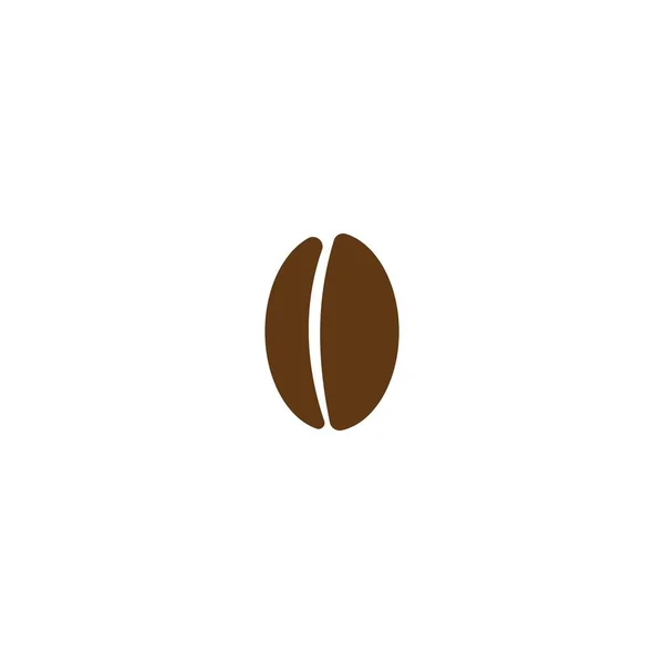 Кава в зернах логотип — стоковий вектор